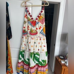 Farm rio mix picnic dress